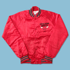 Vintage Women's Chicago Bulls Satin College Jacket XSmall 