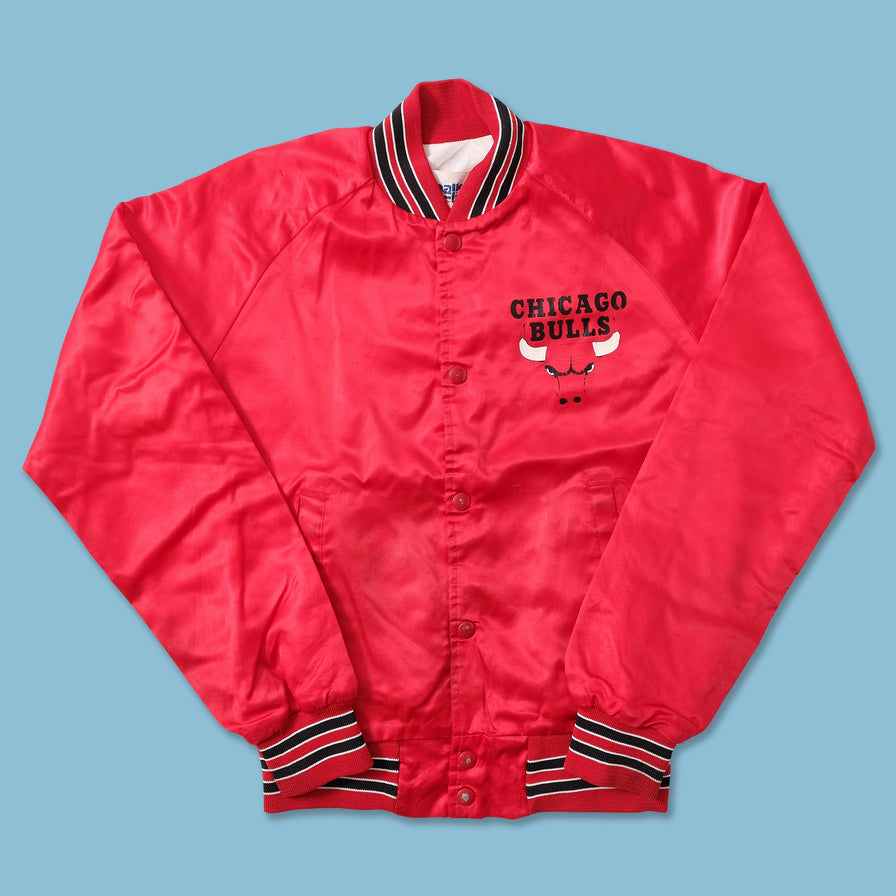 Vintage Women's Chicago Bulls Satin College Jacket XSmall 