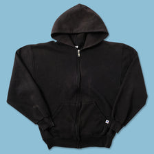 Vintage Russell Athletic Zip Hoody Medium 