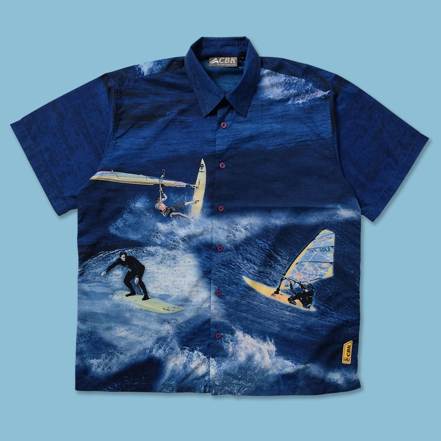 Y2K Surf Shirt XLarge 