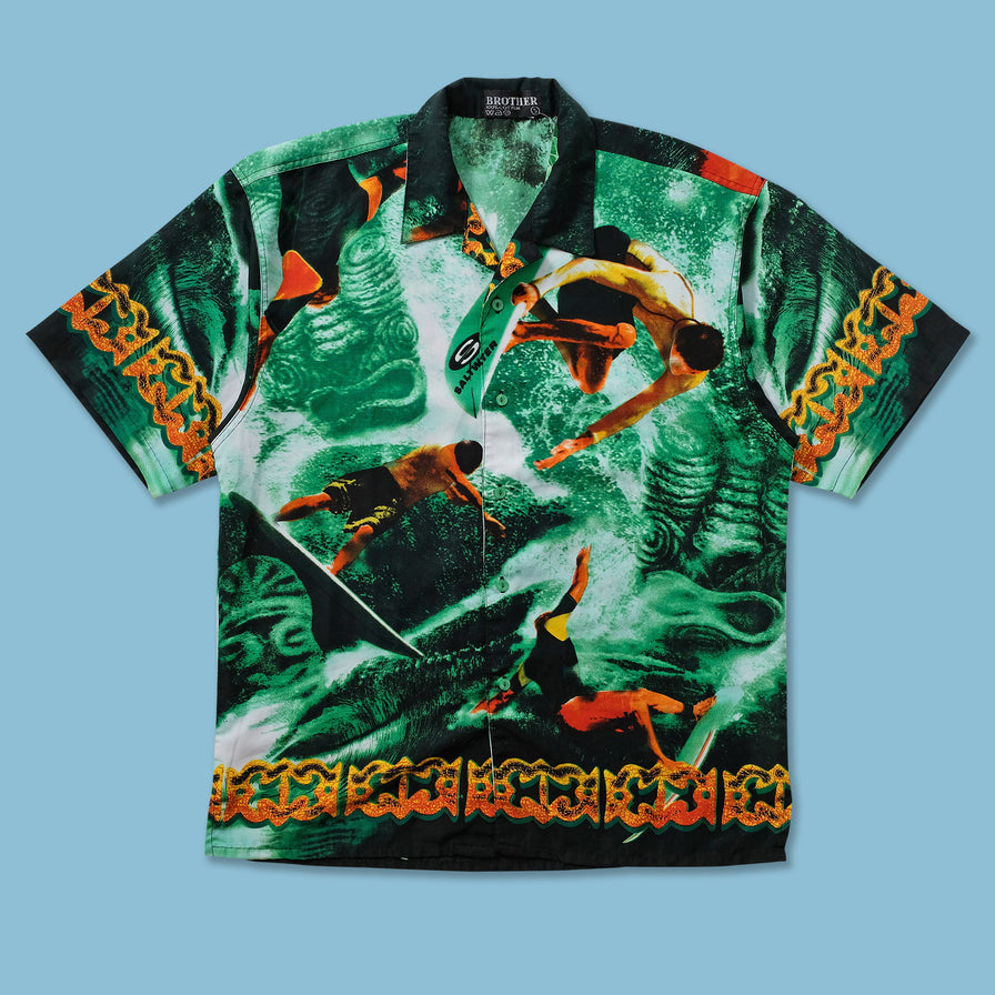 Y2K Surf Shirt Medium 