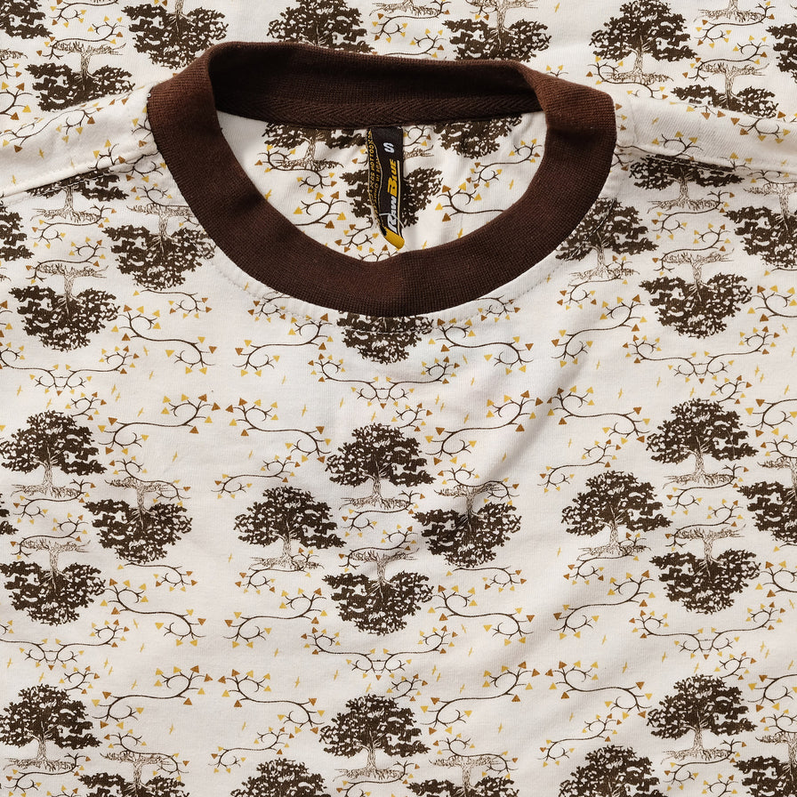 Y2K Raw Blue T-Shirt Medium 