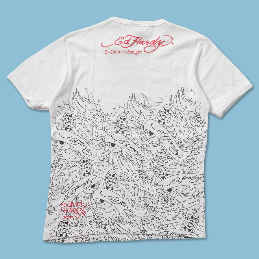 Women's Y2K Ed Hardy T-Shirt Medium 