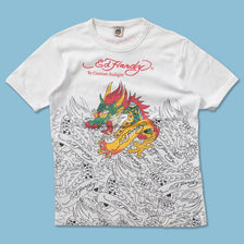 Women's Y2K Ed Hardy T-Shirt Medium 