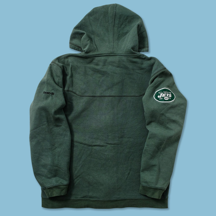 Vintage Reebok New York Jets Zip Hoody Small 