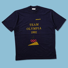 1992 adidas Team Olympia T-Shirt Large - Double Double Vintage