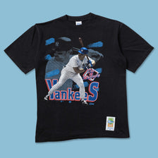 1991 New York Yankees Don Mattingly T-Shirt Medium - Double Double Vintage