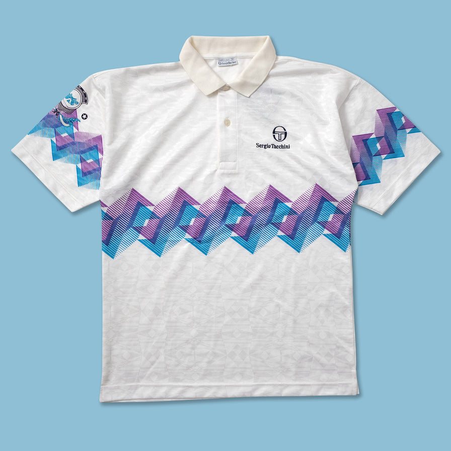 Vintage Sergio Tacchini Tennis Jersey Medium - Double Double Vintage