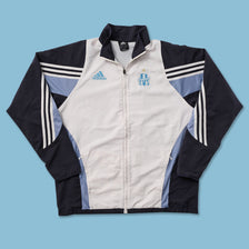 2003 adidas Olympique Marseille Track Jacket Large - Double Double Vintage