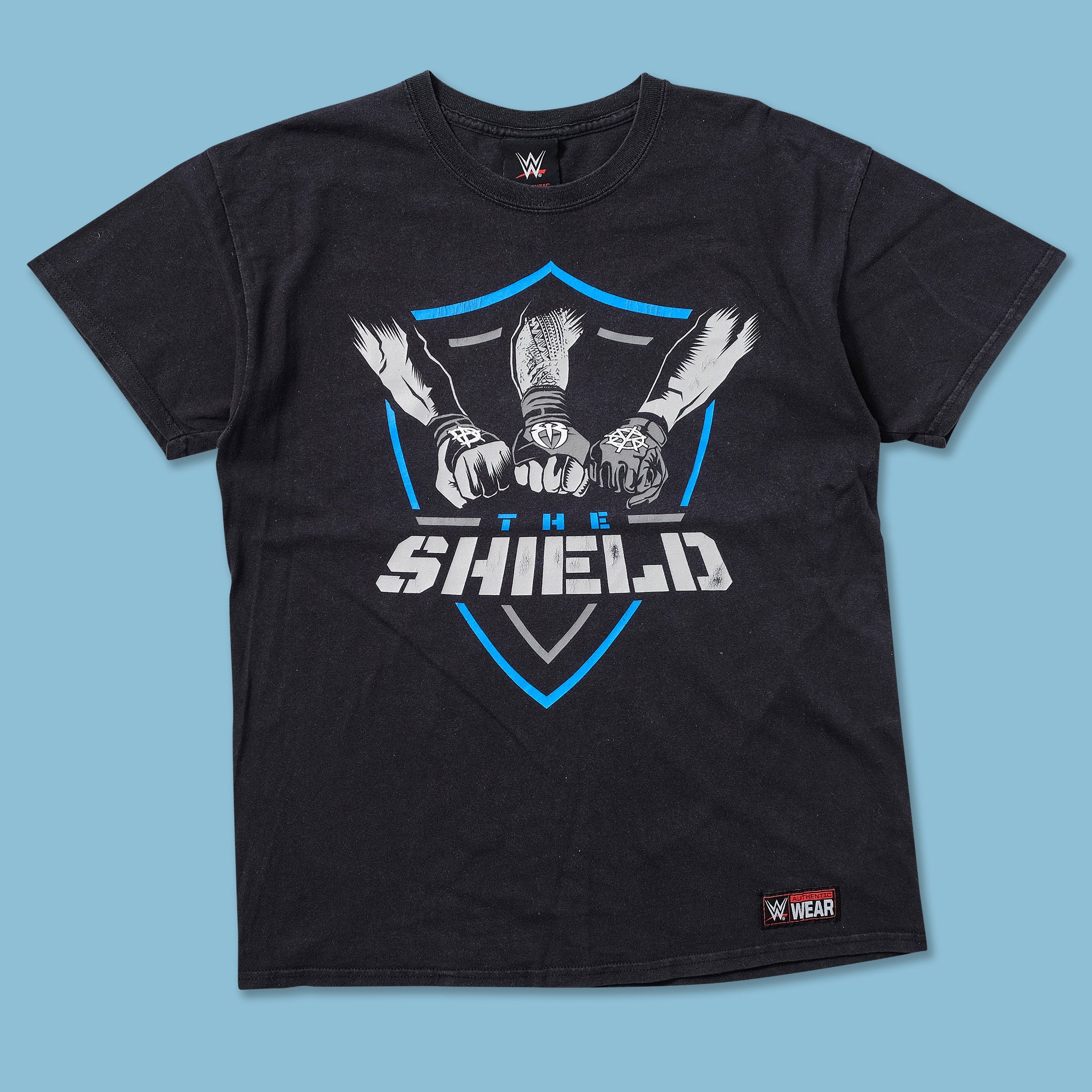 Vintage WWE The Shield T-Shirt Medium Double Double Vintage