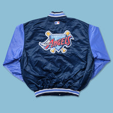 Vintage Starter Anaheim Angels Satin Bomber Jacket XXL - Double Double Vintage