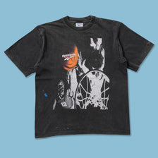 Vintage Reebok Basketball T-Shirt Medium - Double Double Vintage