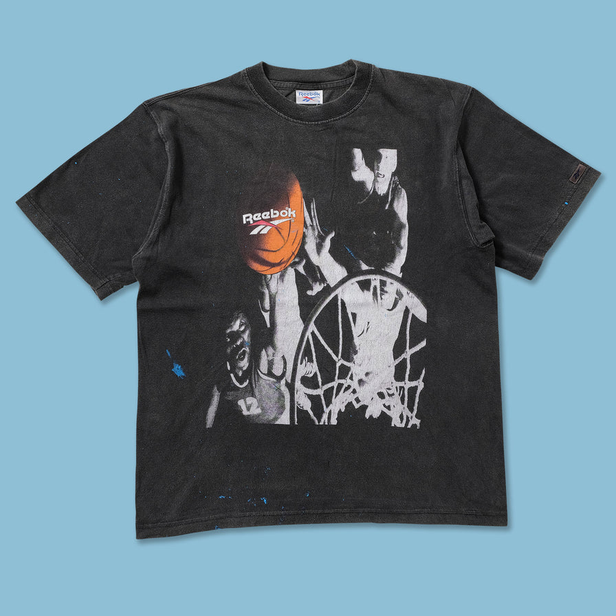 Vintage Reebok Basketball T-Shirt Medium - Double Double Vintage