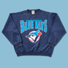 1991 Toronto Blue Jays Sweater Large - Double Double Vintage