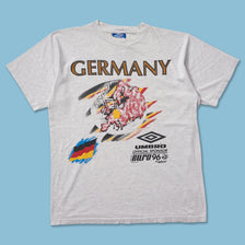 1996 Umbro Euro Germany T-Shirt XLarge - Double Double Vintage
