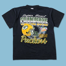 1996 Greenbay Packers Super Bowl T-Shirt Large - Double Double Vintage