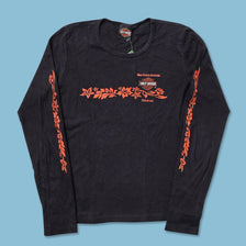 Women's Harley Davidson Longsleeve Medium - Double Double Vintage
