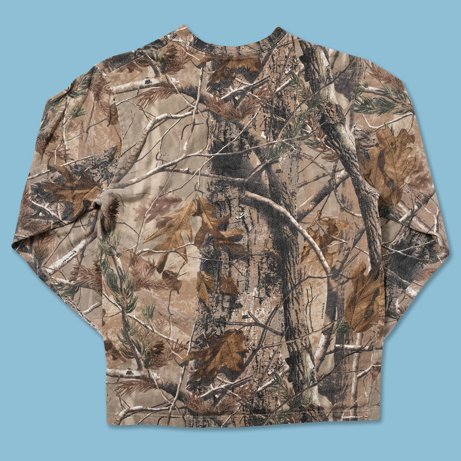 Reebok Pittsburgh Steelers Real Tree Camo Longsleeve Large - Double Double Vintage