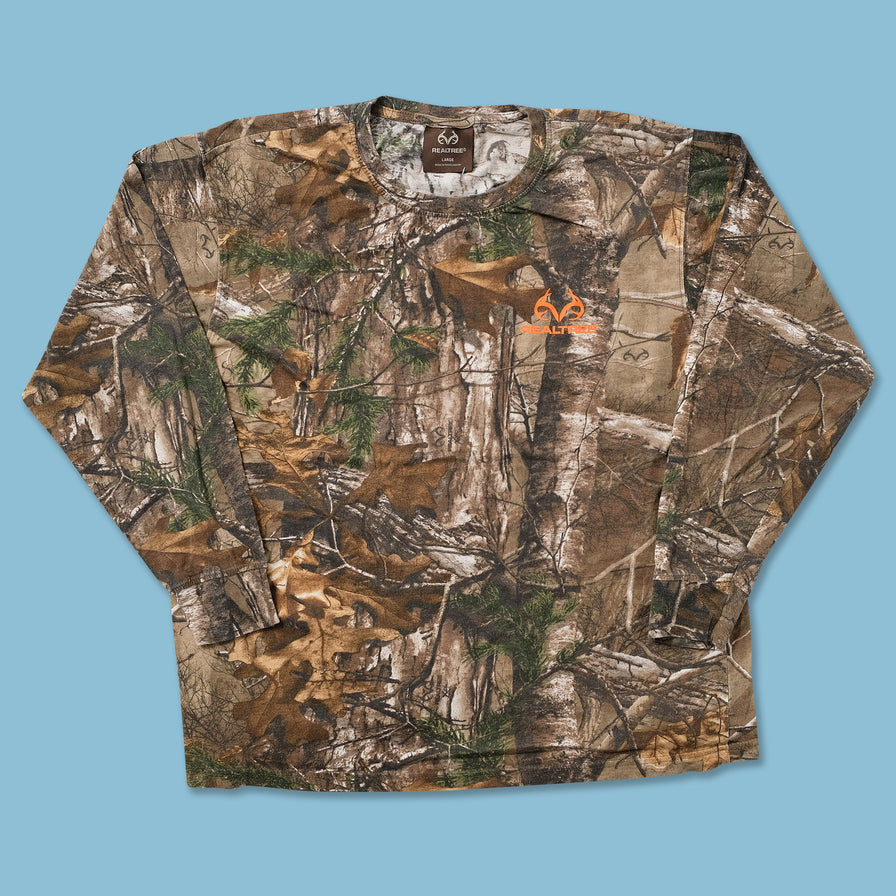 Real Tree Camo Longsleeve Large - Double Double Vintage