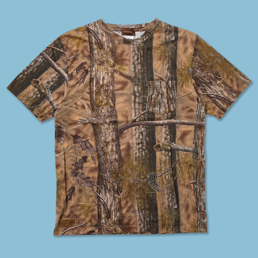 Real Tree Camo T-Shirt Large - Double Double Vintage