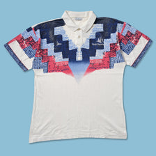 Vintage Sergio Tacchini Tennis Polo Large - Double Double Vintage