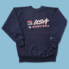 Vintage Champion USA Basketball Sweater XLarge - Double Double Vintage