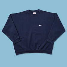 Vintage Nike Mini Swoosh Sweater XXL - Double Double Vintage