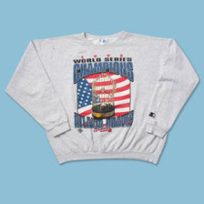 1995 Starter Atlanta Braves Sweater XLarge - Double Double Vintage