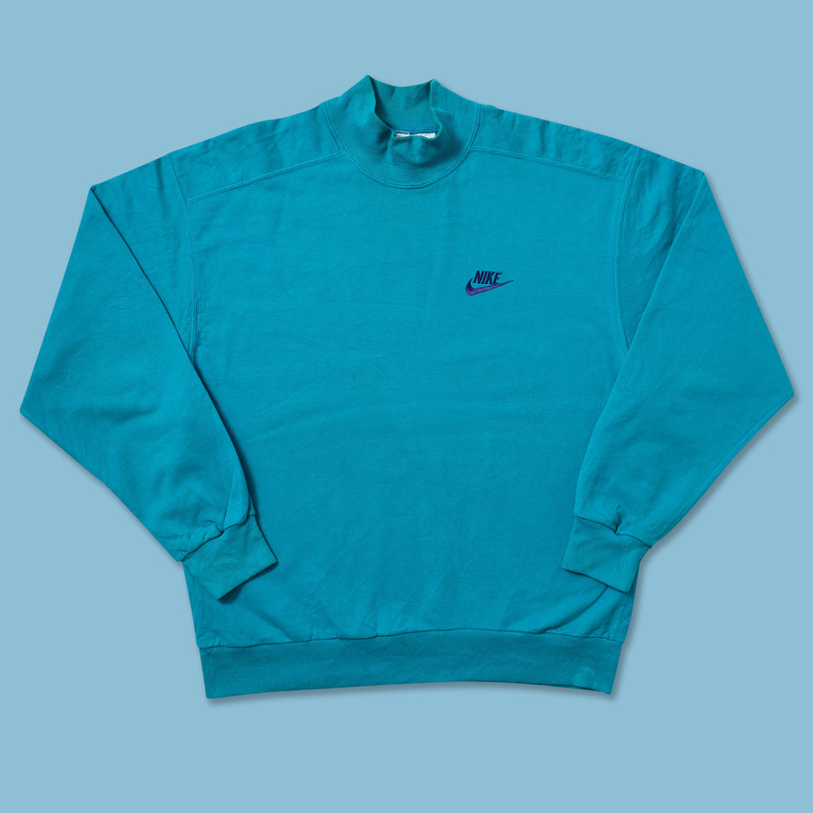 Vintage Nike Mock Neck Sweater Large - Double Double Vintage