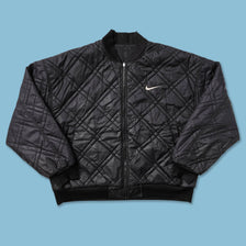 Vintage Nike Padded Bomber Jacket XLarge - Double Double Vintage