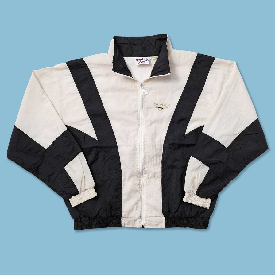 Women's Reebok Track Jacket Large - Double Double Vintage