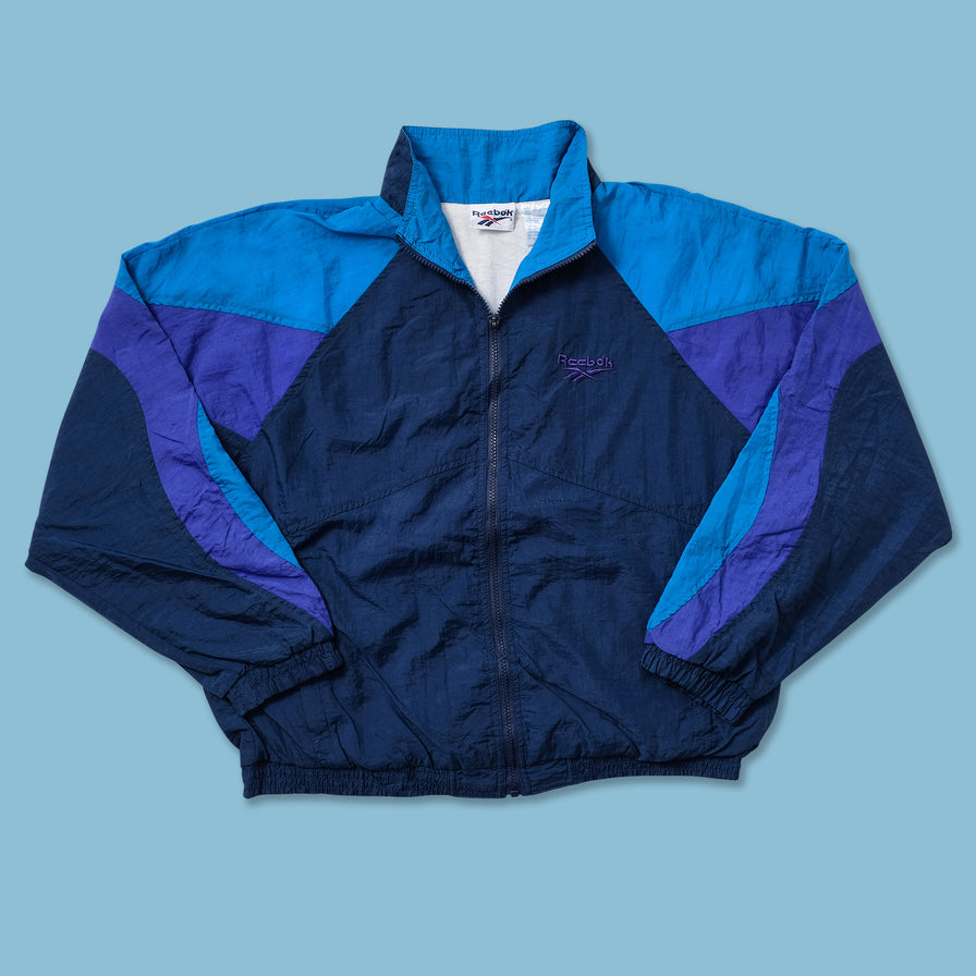 Women's Reebok Track Jacket Large - Double Double Vintage