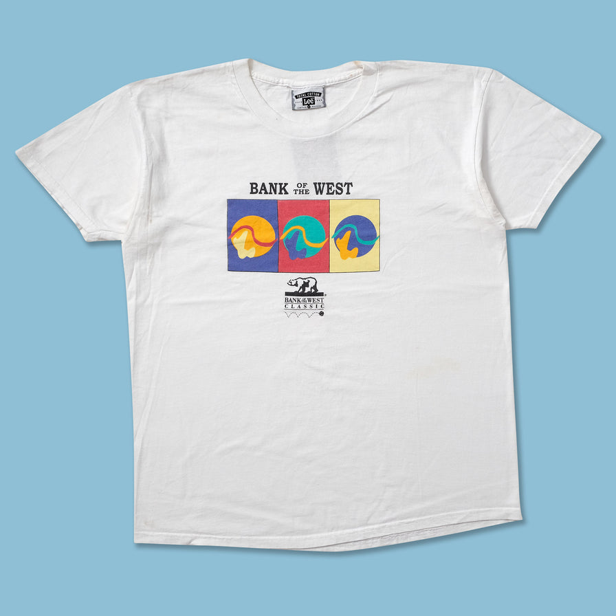 Vintage Bank Of The West T-Shirt Large - Double Double Vintage