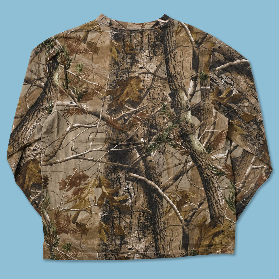 Reebok Pittsburgh Steelers Real Tree Camo Longsleeve XLarge - Double Double Vintage