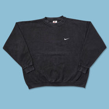 Vintage Nike Mini Swoosh Sweater XXL - Double Double Vintage