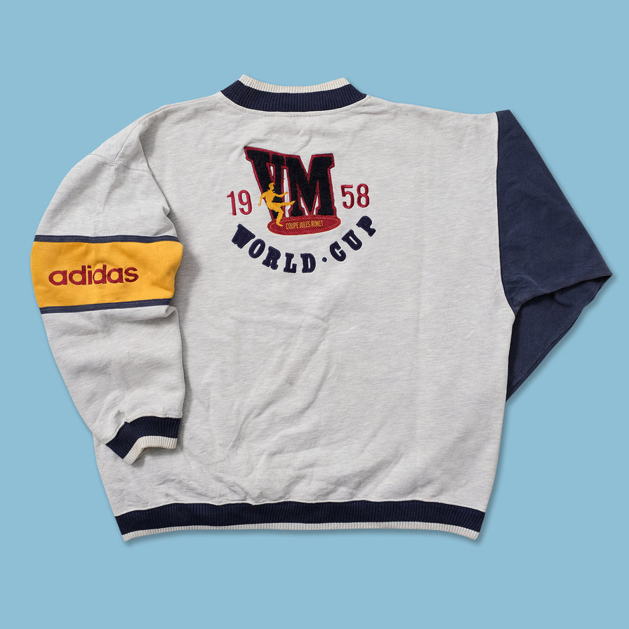 adidas 80s スウェット ヴィンテージ ワールドカップ 1958年 Vintage adidas World Cup Sweaden '58 Sweater XLarge | Double