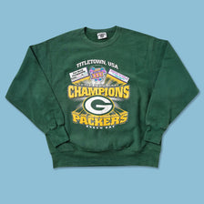 1997 Greenbay Packers Super Bowl Sweater XLarge - Double Double Vintage