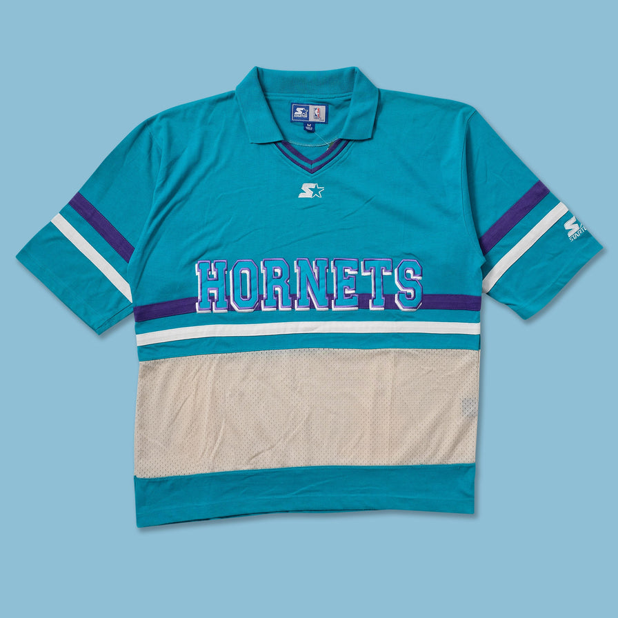 Vintage Starter Charlotte Hornets Cotton Jersey XLarge - Double Double Vintage
