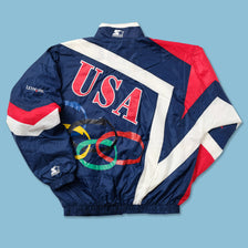 Vintage Starter USA Olympic Team Track Jacket XLarge - Double Double Vintage