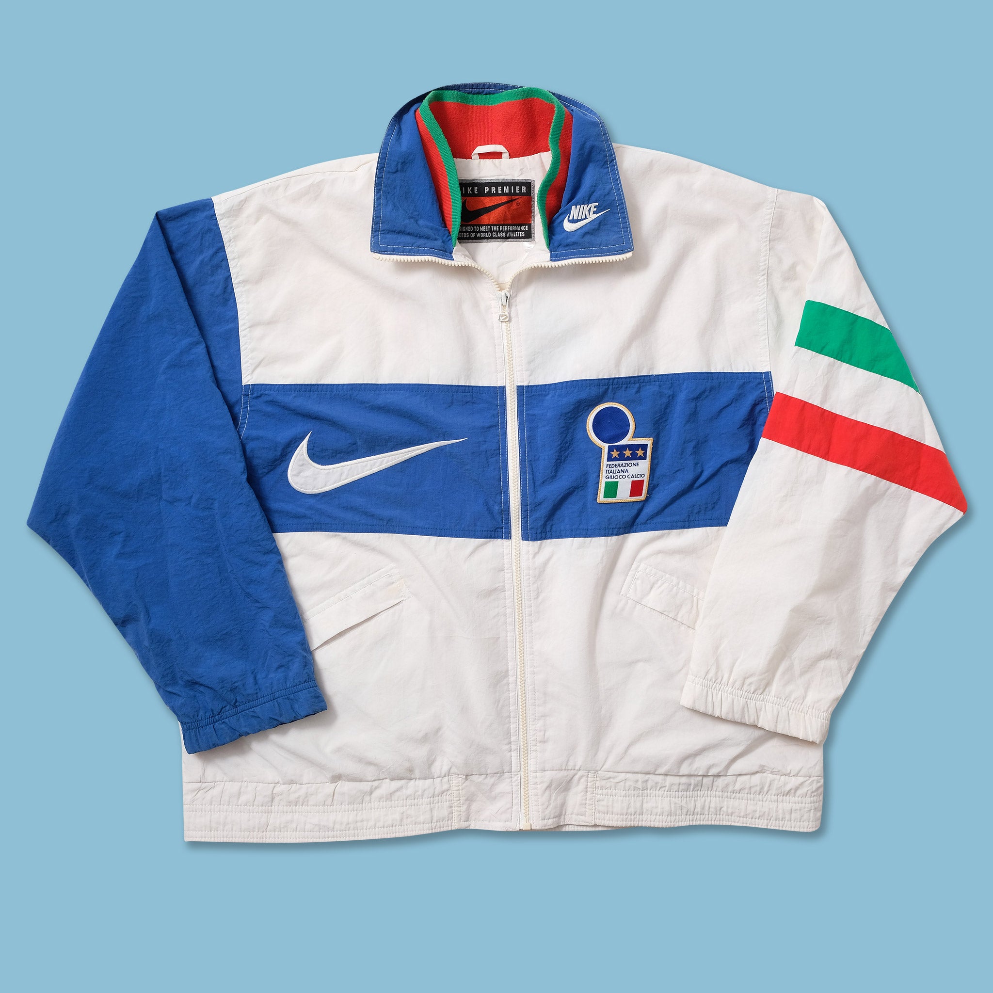 \"ナイキNIKE\"Italydesign Azzurri nylonjacket ナイキNIKE