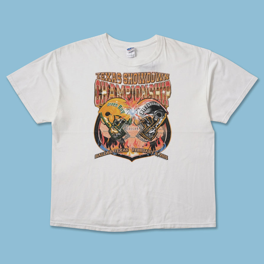2011 NFL Texas Showdown T-Shirt XLarge - Double Double Vintage