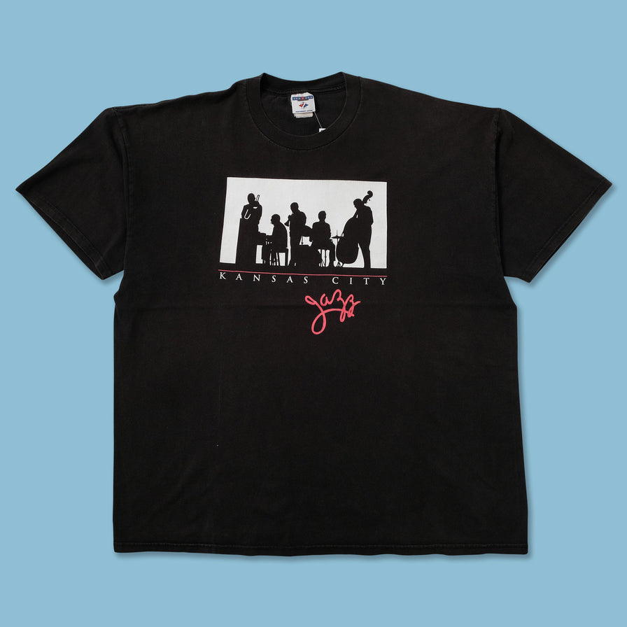 1999 Kansas City Jazz T-Shirt XXL - Double Double Vintage