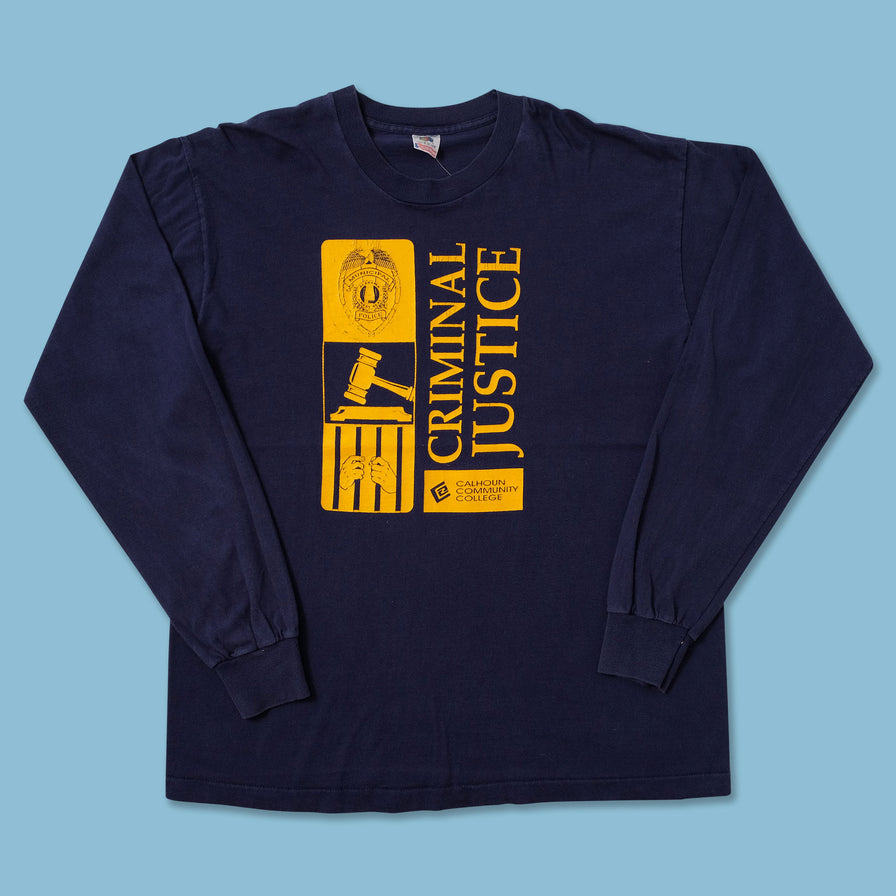 Vintage Criminal Justice Longsleeve XLarge - Double Double Vintage