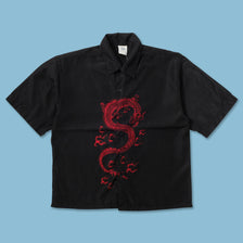 Women's Y2K Dragon Shirt Small - Double Double Vintage
