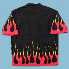 Y2K Yamaha Flames Shirt XLarge