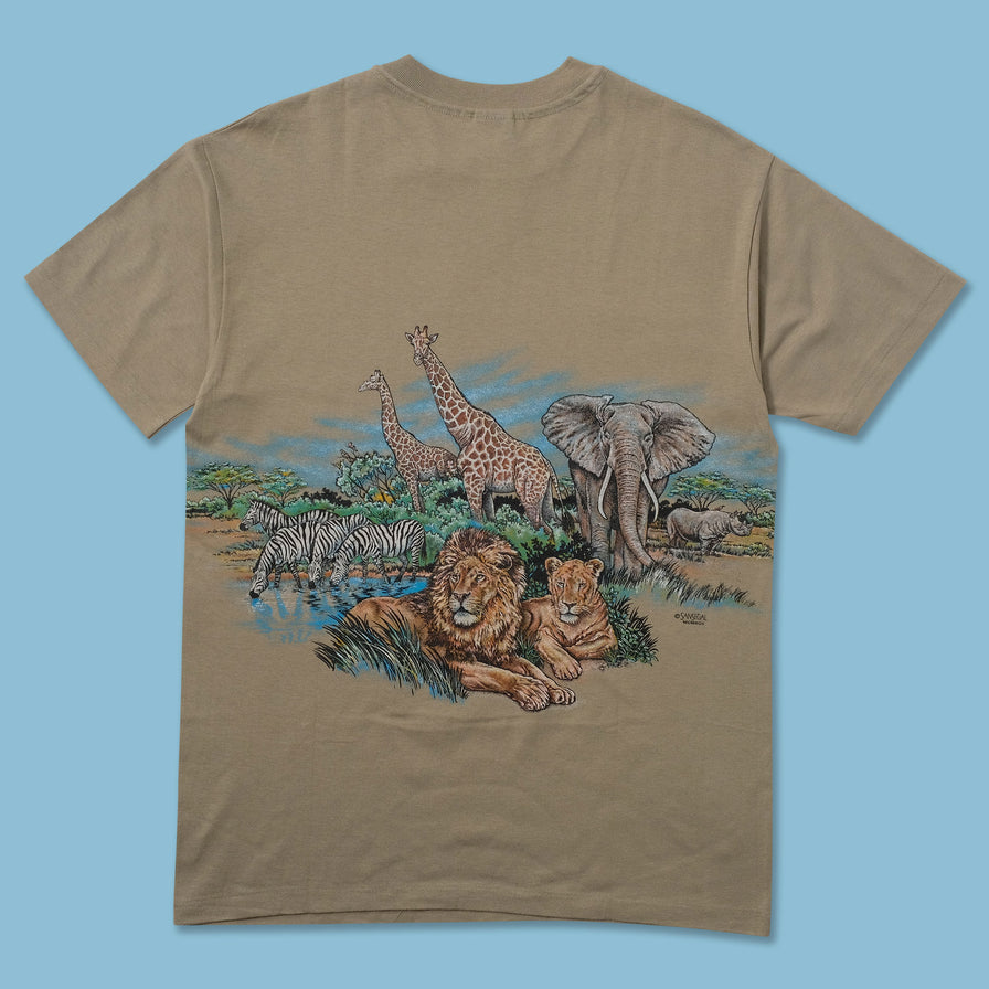 1995 Animals Habitat T-Shirt Large - Double Double Vintage