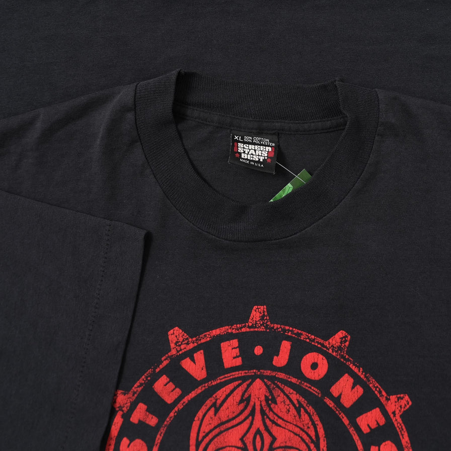 Vintage 1989 Steve Jones Fire & Gasoline T-Shirt XLarge 