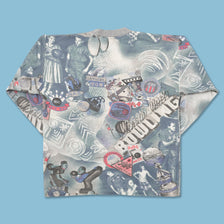 Vintage Bowling Sweater Medium 