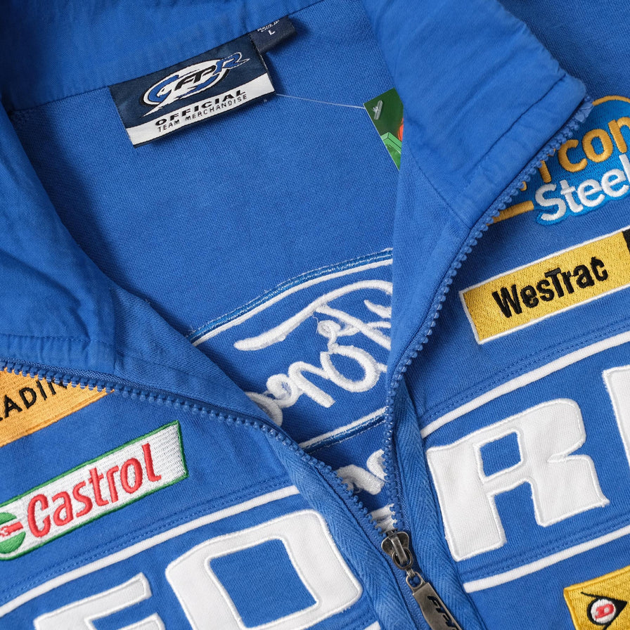 Vintage Ford Racing Sweat Jacket Large 
