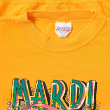 Vintage Mardi Gras Sweater Small 